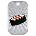 2" - Stainless Steel Dog Tags - "Hockey"